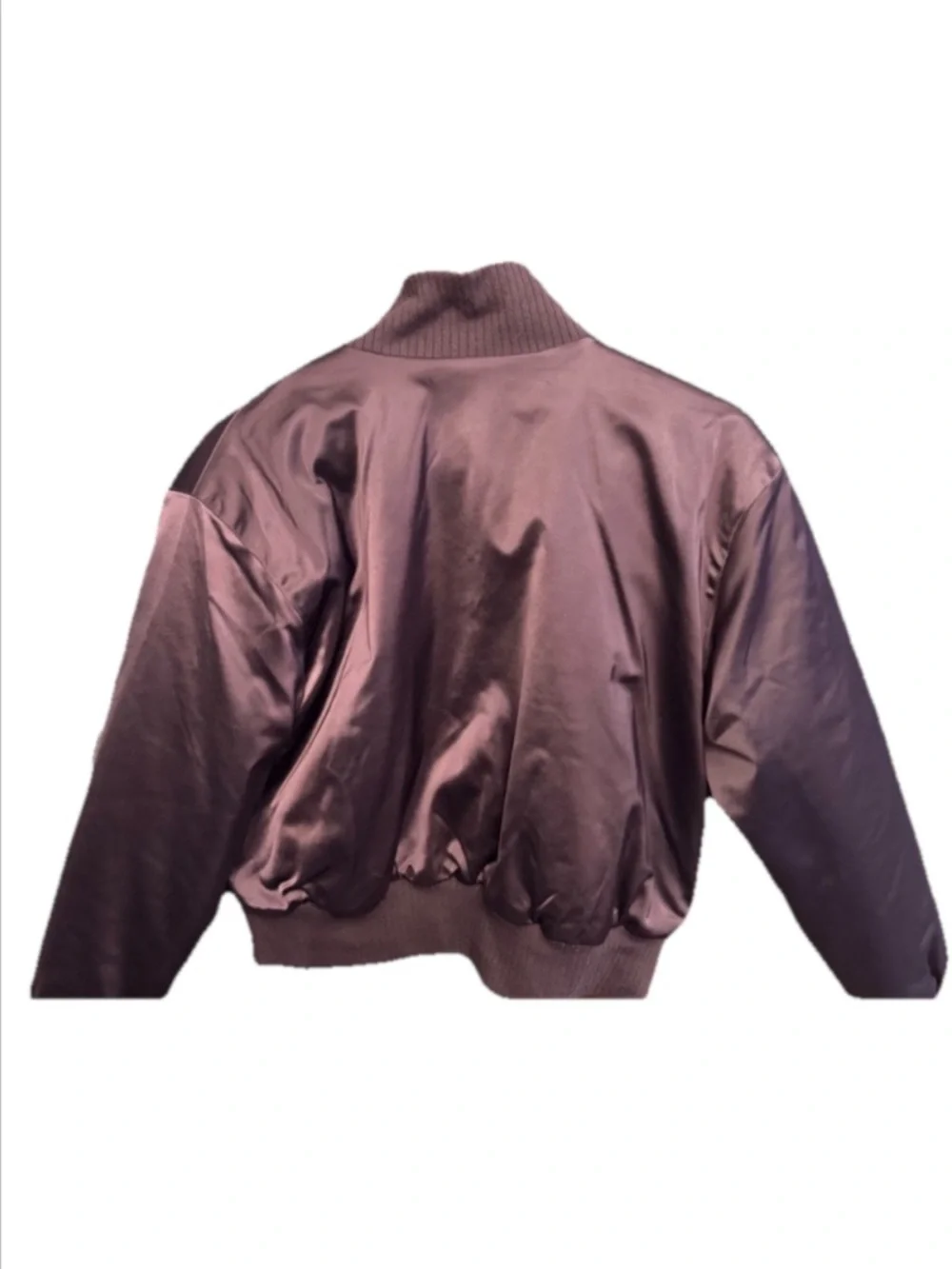 Oversized Satin Bomber Jacket – Kids XL (Fits Adult Small)